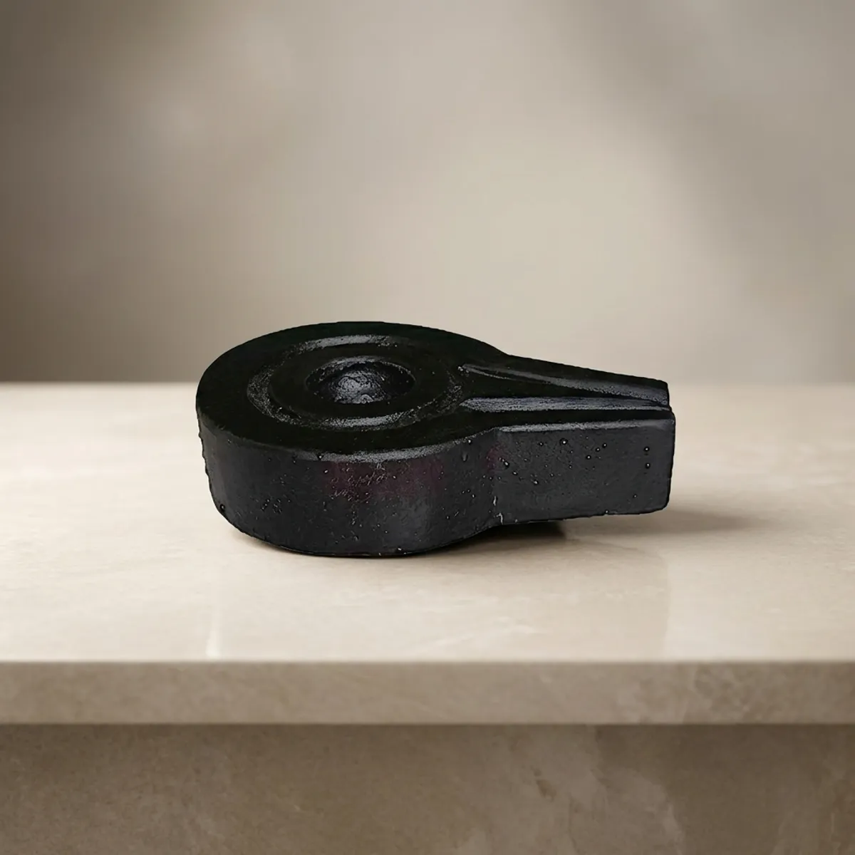 Black Stone Jaladhari Base for Narmadeshwar Shivling