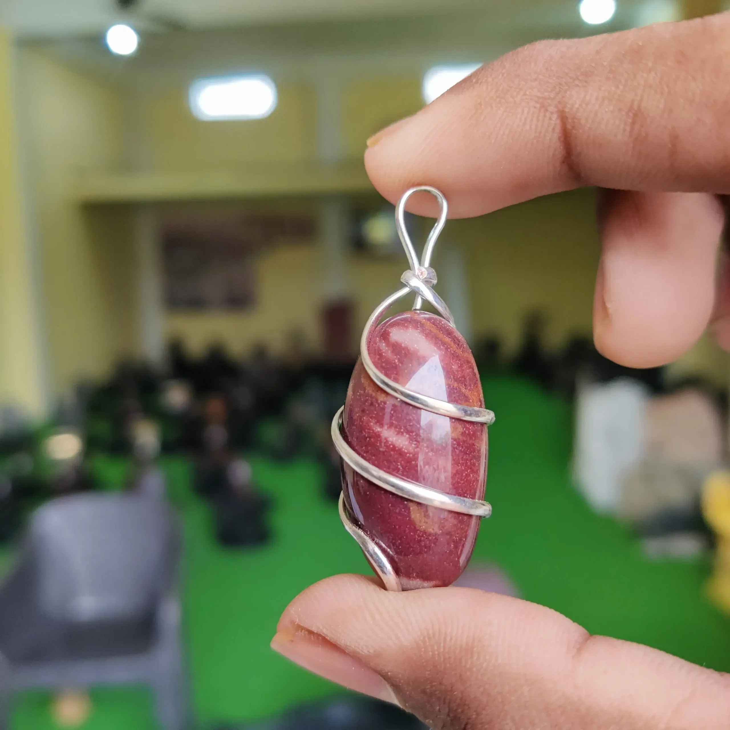 1.5 Inch Original Narmadeshwar Shivling with 3 Inch Jaladhari | Handcrafted Natural Stone Shivling for Home Temple